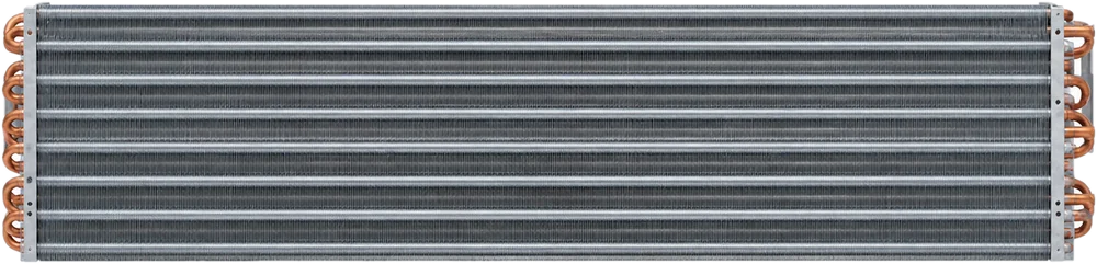 Evaporator coil of a split AC indoor unit